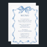 Elegant Dusty Blue Hand plockade Bow Bröllop Meny<br><div class="desc">Om du vill göra ytterligare anpassningar klickar du på "Anpassa den här mallen" och sedan på "Redigera med Design Verktyg". Snyggten kan redigeras enkelt för att använda bröllop-mallar,  fler objekt finns i butiken (inbjudningar,  osa,  tackkort,  papper och dekoration). Kontakta mig om du behöver hjälp eller matchande artiklar.</div>