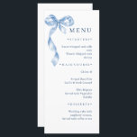 Elegant Dusty Blue Hand plockade Bow Bröllop Meny<br><div class="desc">Om du vill göra ytterligare anpassningar klickar du på "Anpassa den här mallen" och sedan på "Redigera med Design Verktyg". Snyggten kan redigeras enkelt för att använda bröllop-mallar,  fler objekt finns i butiken (inbjudningar,  osa,  tackkort,  papper och dekoration). Kontakta mig om du behöver hjälp eller matchande artiklar.</div>