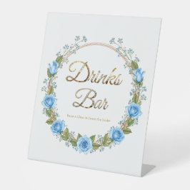 Elegant Dusty Blue Ro Baby Breathe Drinks Pub