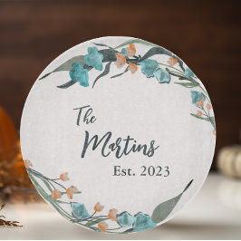 Elegant Dusty Blue Sage Botanical Family