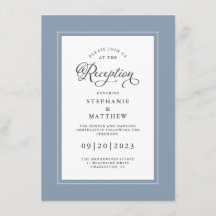 Elegant Dusty Blue Wedding Chic Gräns
