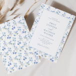 Elegant Dusty Blue Wildblomma Bröllop Inbjudningar<br><div class="desc">Du har aldrig sett en elegans som den här: vår Elegant Dusty Blue Wildblombröllop inbjuden. Den här inbjudan inspireras av den känsliga skönheten hos vildblommor som dansar i bryggan och fångar romantik innersta väsen och sofistikering. Den mjuka, dammiga blå nyansen anger tonen för ett tidlöst firande, medan den invecklade symbolen...</div>