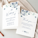 Elegant Dusty Blue Winter Foliage Bröllopsprogram<br><div class="desc">Observera att korten är platta och du måste Fold Down Mitten för att konvertera dem till vikt . Om du vill göra ytterligare anpassningar klickar du på knappen "Anpassa" och användor verktyg som är utformat för att ändra mallen. Kontakta mig om du behöver hjälp eller matchande artiklar.</div>