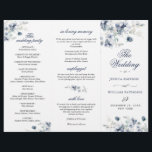 Elegant Dusty Blue Winter Wedding Ceremony Program<br><div class="desc">Om du vill göra ytterligare anpassningar klickar du på länken "anpassa ytterligare" och användor verktyg som är utformat för att ändra mallen. Om du föredrar Avsluta /projektionsyta för Thicker kan du överväga att välja Papper projektionstyp för projektionsyta. Kontakta mig om du behöver hjälp eller matchande artiklar.</div>
