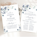 Elegant Dusty Blue Winter Wedding Ceremony Program<br><div class="desc">Om du vill göra ytterligare anpassningar klickar du på länken "anpassa ytterligare" och användor verktyg som är utformat för att ändra mallen. Om du föredrar Avsluta /projektionsyta för Thicker kan du överväga att välja Papper projektionstyp för projektionsyta. Kontakta mig om du behöver hjälp eller matchande artiklar.</div>