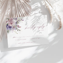 Elegant Dusty Mauve & Lavender Bröllop OSA