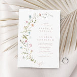 Elegant Dusty Rosa Wildblomma Rustic Boho Bröllop Inbjudningar<br><div class="desc">Elegant känsliga vildblommor med vattenfärg,  ange tillsammans med din händelseinformation. Pastellpaletter av mjuk  rosa,  benvit,  beige,  dammblått och botaniskt grönt,  enkelt och romantiskt. Bröllopapporter av Underbar blommigt för det moderna ryska bröllop,  trädgårdsbröllopet i land och boho bröllop i vår och sommar.</div>