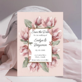 Elegant Dusty Rose Blush Spara Datumet