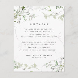 Elegant Earthy Grey Details-boende Tilläggskort