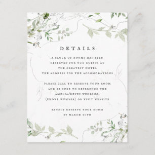 Elegant Earthy Grey Details-boende Tilläggskort