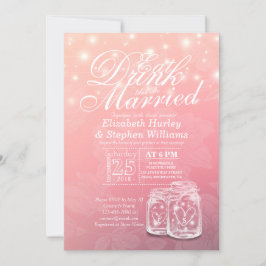 Elegant EAT-rökning och inbjudan till bröllop