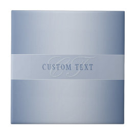 Elegant Editable Monogram Script Writing | Blå Kakelplatta