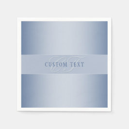 Elegant Editable Monogram Script Writing | Blå Pappersservett