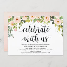  elegant efter Bröllop Brunch-inbjudan