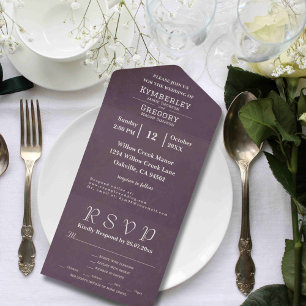 Elegant Eggplant Grått-minimalistisk e-post hösten