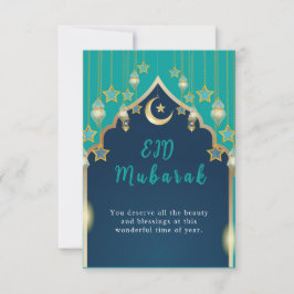 Elegant Eid Mubarak Card