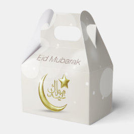 Elegant Eid Mubarak Guld Måne stjärna Favoritbox T Presentaskar