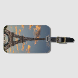 Elegant Eiffel Torn Attraktion Luggage Tag Bagagebricka