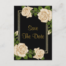 Elegant Elfenbenskusten Ro & Guld Glitter Spara da