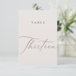 Elegant Elfenbenskusten Tretton Bordsnummer