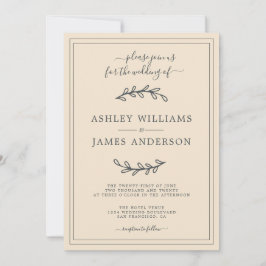 Elegant Elfenbenskustens inbjudan