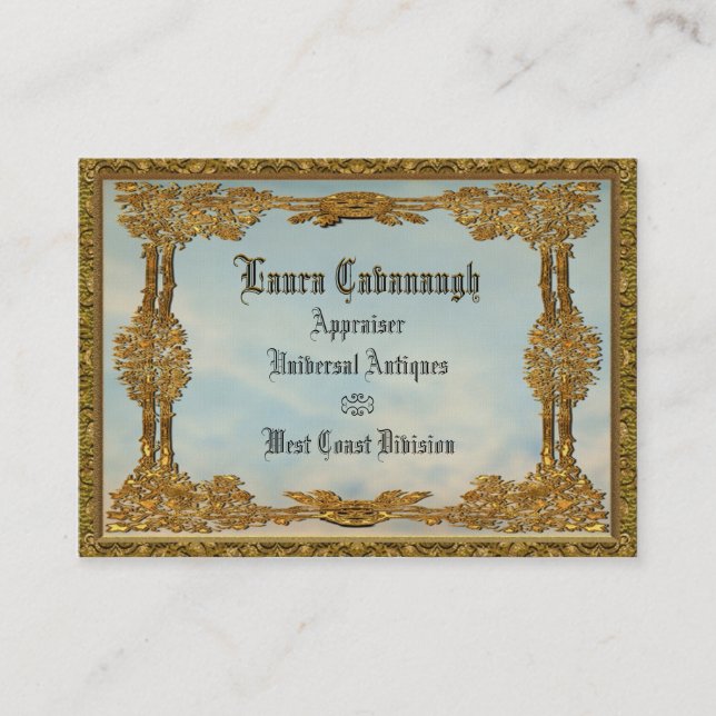 Elegant Ella visitkort (Framsida)