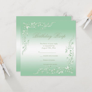 Elegant Emerald Dekoration Birthday OSA