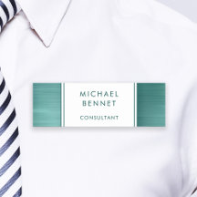 Elegant Emerald Grönt Brushed Metallic Business