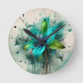 Elegant - enbubblor rund klocka