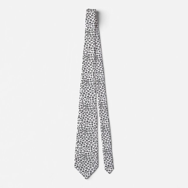 Elegant enfärgad kattliknande stil slips (Framsida)