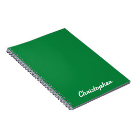 Elegant enfärgad minimalistisk design anteckningsbok