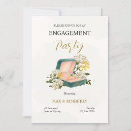 Elegant Engagement Invitation Inbjudningar