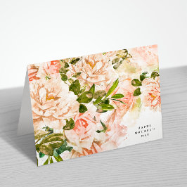 Elegant Engelska Ro Editable Mors dag Kort