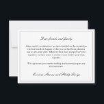 Elegant Enkel bruten Förlovning avbruten Bröllop Inbjudningar<br><div class="desc">Annullering av elegant och minimalistiskt bröllop för att informera gästerna om att bröllop inte längre kommer att ske med elegant Black typsnitt mot en vit bakgrund. Brutet meddelande om förlovning i en enkel elegant.</div>