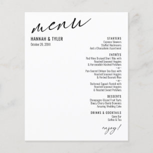 Elegant Enkel Contemporary, vit