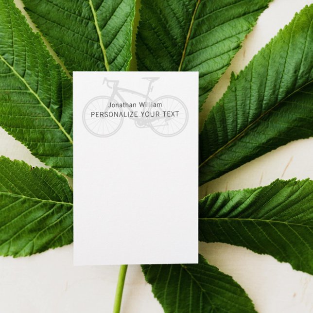 Elegant Enkel Cykel Retro Personlig Brevpapper (Skapare uppladdad)