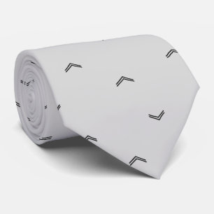Elegant enkel design grått mönster för honom slips