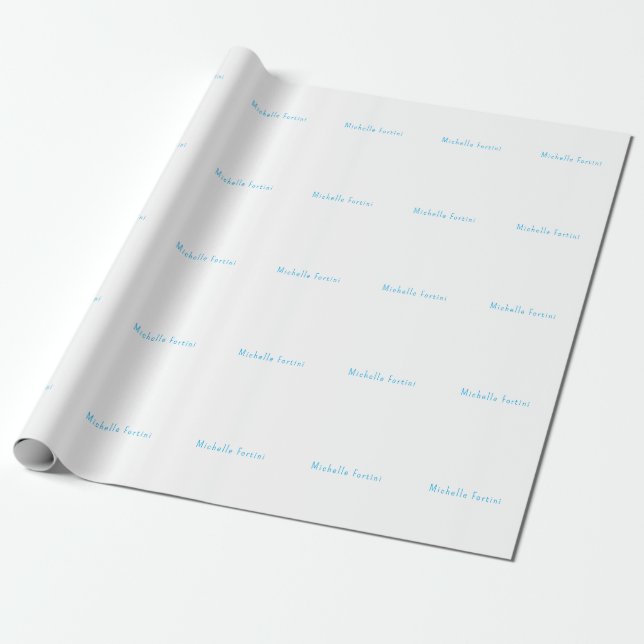 Elegant Enkel Enkel Minimalistisk Presentpapper (Utrullad)