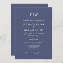 Elegant Enkel framtida dosering med Monogram Bröll