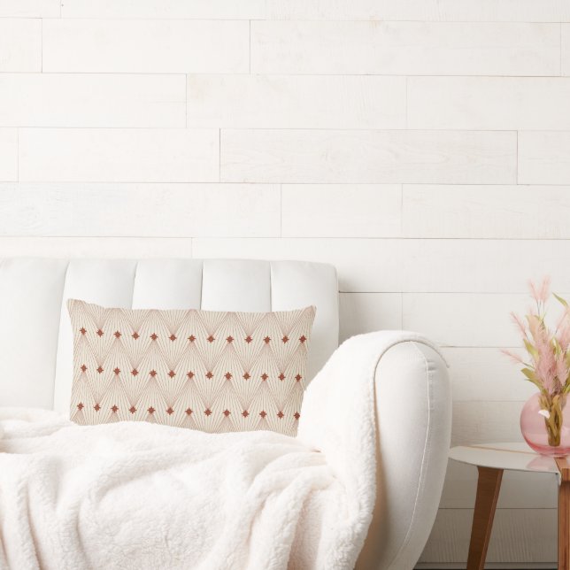 Elegant Enkel Geometrisk Juldesign Lumbarkudde (Soffa)