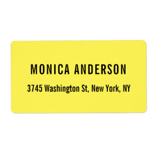 Elegant Enkel Gul Unik Original Professionell Fraktsedel