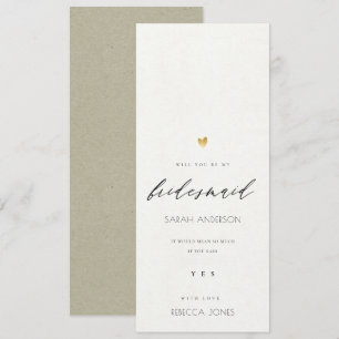 ELEGANT ENKEL GULD KONST TYPOGRAFI Brudtjänsteflic Inbjudningar
