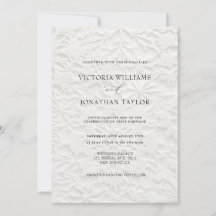 Elegant enkel inbjudan till vinter-bröllop