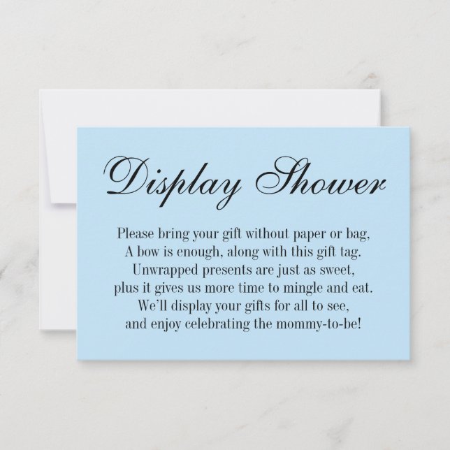 Elegant, enkel ingen babystölder, Baby blue (Framsida)