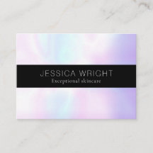 Elegant Enkel Iridescerande Möteskort