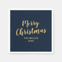 Elegant Enkel marin blå God jul