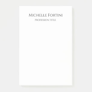 Elegant Enkel Minimalistisk Enkel Design Post-it Block