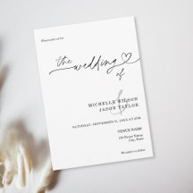 Elegant Enkel Minimalistisk Svart och Vit
