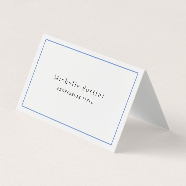 Elegant Enkel Minimalistisk Visitkort (Framsida)