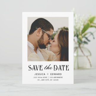 Elegant Enkel Modern Minimal Chic för fotoskript